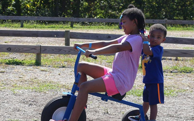 Guests On Tricycle Track