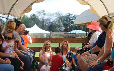 Guests On Wagon Ride